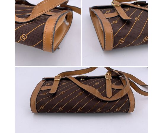 GUCCI Borsa a Tracolla Vintage in Tela Col. Marrone M