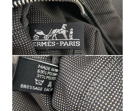 HERMES Borsa Shopper in Tela Col. Grigio Herline M