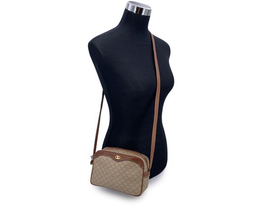 CELINE Borsa a Tracolla Vintage in Tela Col. Beige Macadam S