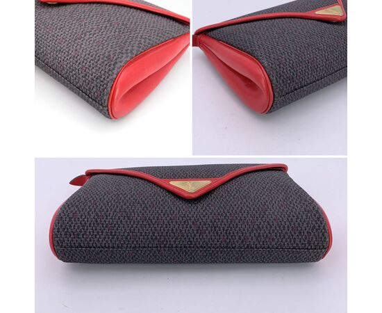 YVES SAINT LAURENT Pochette Vintage in Plastica Col. Grigio - S