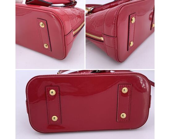 LOUIS VUITTON Borsa a Mano in Pelle Lucida Col. Rosso Alma BB S