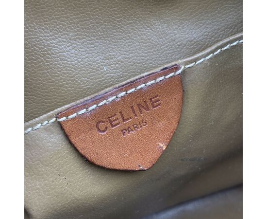 CELINE Borsa a Tracolla Vintage in Tela Col. Beige Macadam S