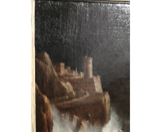 Filippo Teodoro di Liagno, detto Filippo d'Angeli o Filippo Napoletano (Roma, 1589 – Roma, 1629) - Tempesta marina – olio su tela