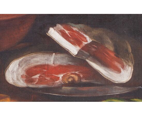 Natura morta - Carlo Magini (Fano, 16 settembre 1720 – Fano, 3 luglio 1806) XVIII secolo - Scheda prof.Agresti - Olio su tela