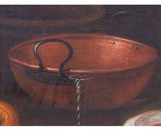 Natura morta - Carlo Magini (Fano, 16 settembre 1720 – Fano, 3 luglio 1806) XVIII secolo - Scheda prof.Agresti - Olio su tela