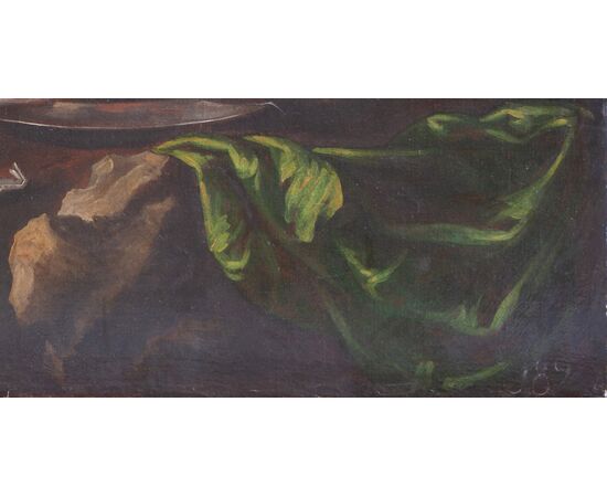 Natura morta - Carlo Magini (Fano, 16 settembre 1720 – Fano, 3 luglio 1806) XVIII secolo - Scheda prof.Agresti - Olio su tela