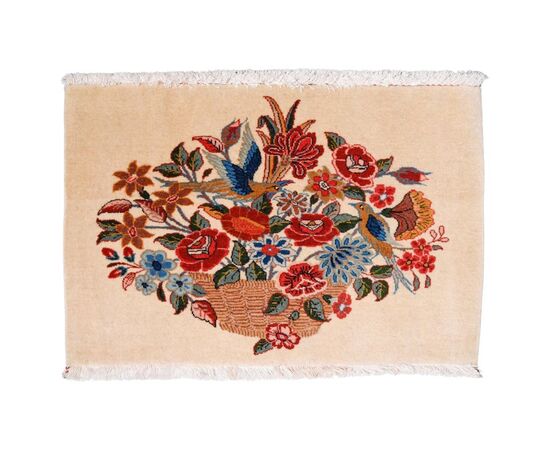Small Tabriz rug with flowers - n. 659 -