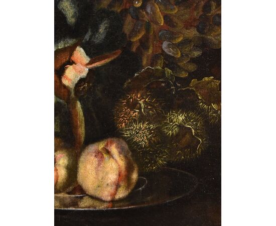 Still life of fruit with green woodpecker, attributed to Franz Werner Von Tamm (Hamburg 1658-Vienna 1754)