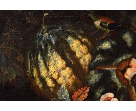 Still life of fruit with green woodpecker, attributed to Franz Werner Von Tamm (Hamburg 1658-Vienna 1754)