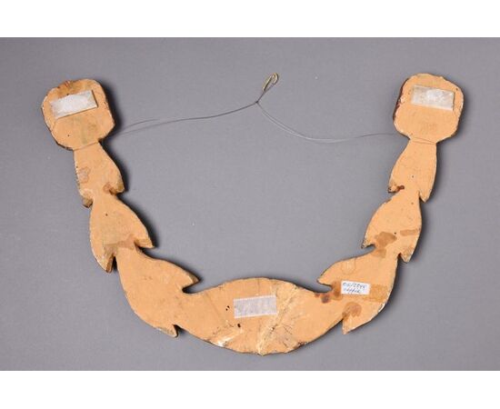 Coppia di antichi fregi a ghirlanda - O/2799 -