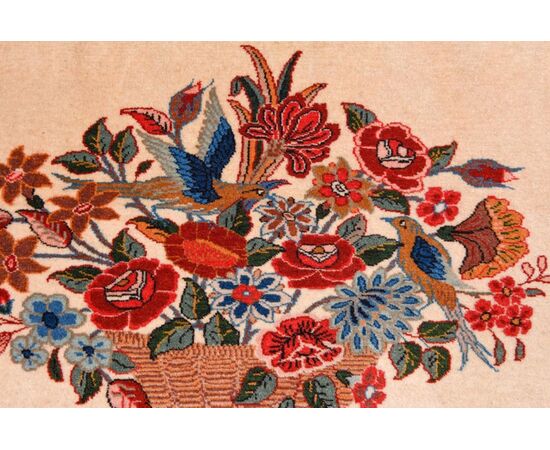 Small Tabriz rug with flowers - n. 659 -