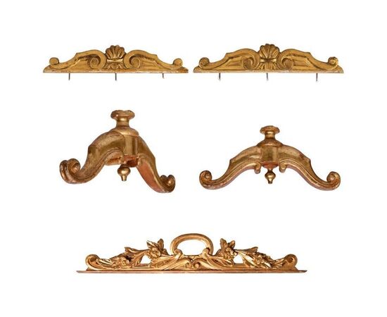 Vari pezzi di un para-scintille smontato - O/4916 -