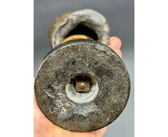 Bronze bust of a young man – Signed T. Campajola, Italy, early 20th century