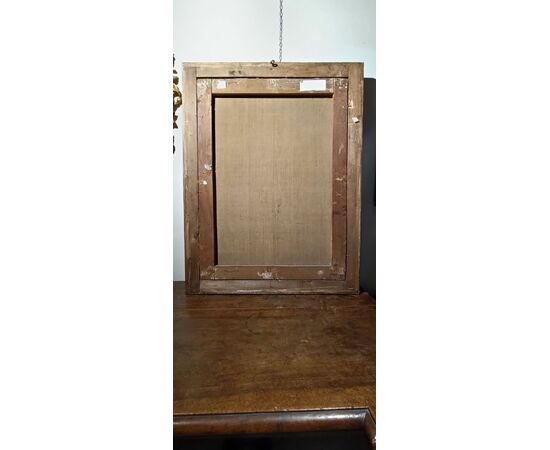 Paesaggio con figure e rovine - Gennaro Greco (Napoli 1665-1714) - Fine '600 - olio su tela