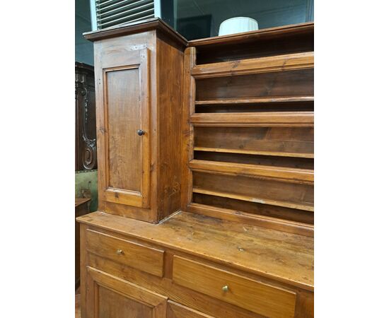 Credenza  4 ante  con alzata della fine del '700