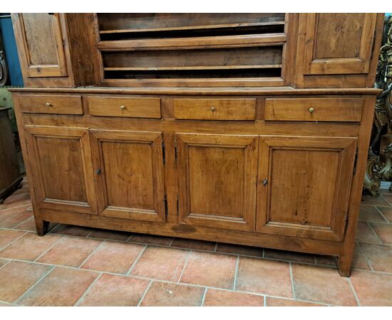 Credenza  4 ante  con alzata della fine del '700