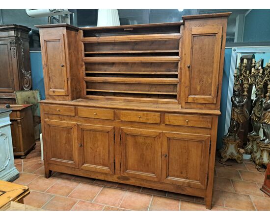 Credenza  4 ante  con alzata della fine del '700