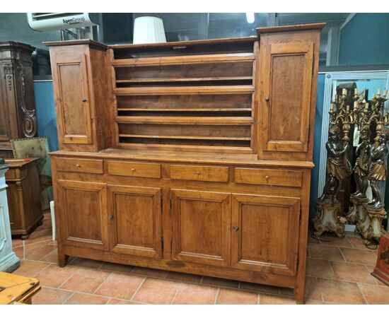 Credenza  4 ante  con alzata della fine del '700