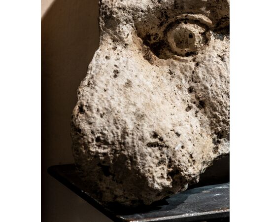 Stone lion head - Early Renaissance - Missing parts