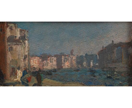 Beppe Ciardi (Venezia 1875 - Quinto di Treviso 1932) - Trittico di vedute venenezia.