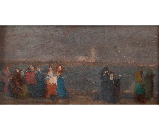 Beppe Ciardi (Venezia 1875 - Quinto di Treviso 1932) - Trittico di vedute venenezia.