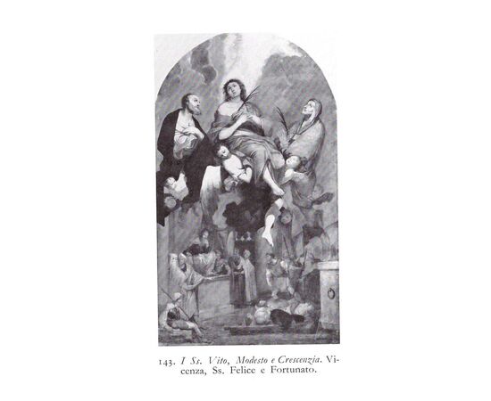 Giulio Carpioni (Venice 1613 - Vicenza 1678) - Madonna and Child with Saints Joseph, Francis, Dominic and Anthony of Padua.