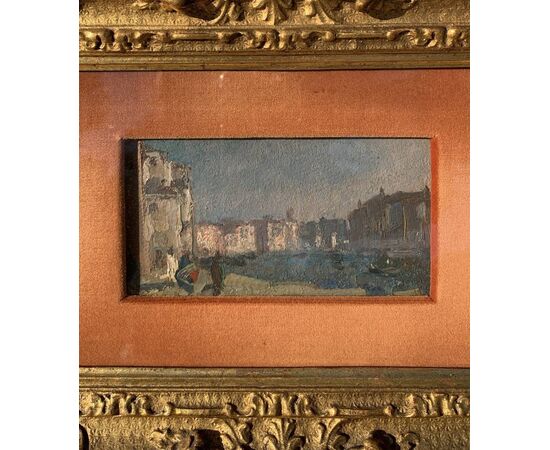 Beppe Ciardi (Venezia 1875 - Quinto di Treviso 1932) - Trittico di vedute venenezia.