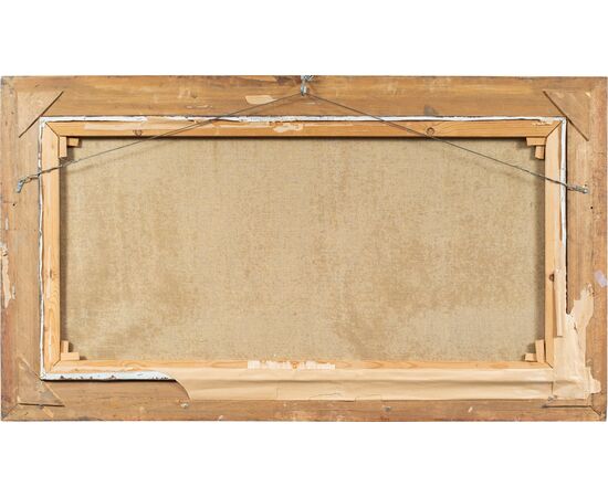 Francesco Guarana (attivo a Venezia nella seconda metà XIX sec.) - Venezia, veduta dell’inizio del Canal Grande con la basilica di S. Maria della Salute.