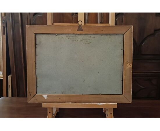 PAINTING WITH SEASCAPE AND TEMPEST, LATE 18TH CENTURY