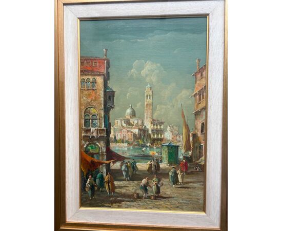 Pair of Venetian paintings by E. Zeno