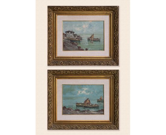 Pair of Seascapes – Antonio Villa