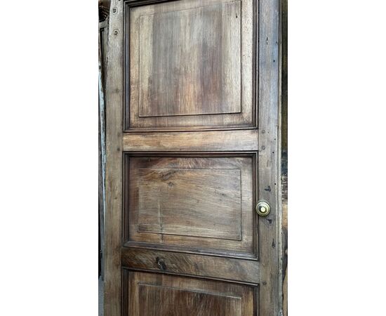 PTS903 - N. 4 porte in noce, epoca '800, misure cm L 72/78/79 x H 202