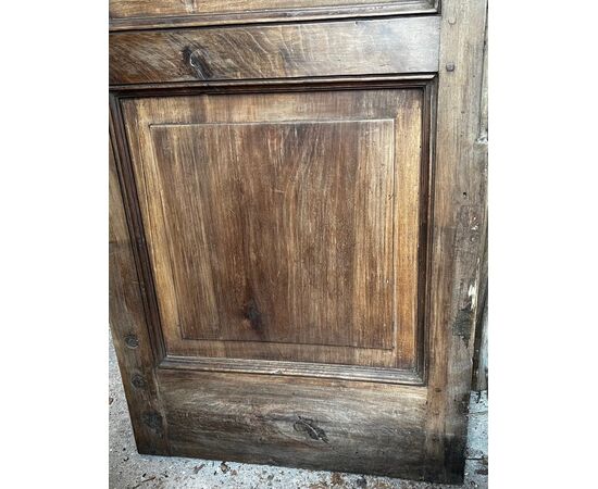 PTS903 - N. 4 porte in noce, epoca '800, misure cm L 72/78/79 x H 202