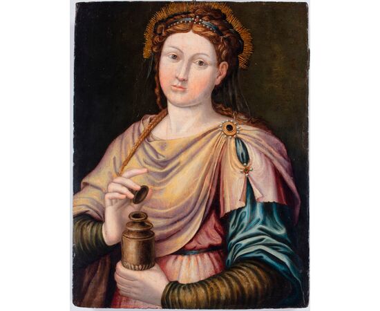 Maddalena, olio su tavola