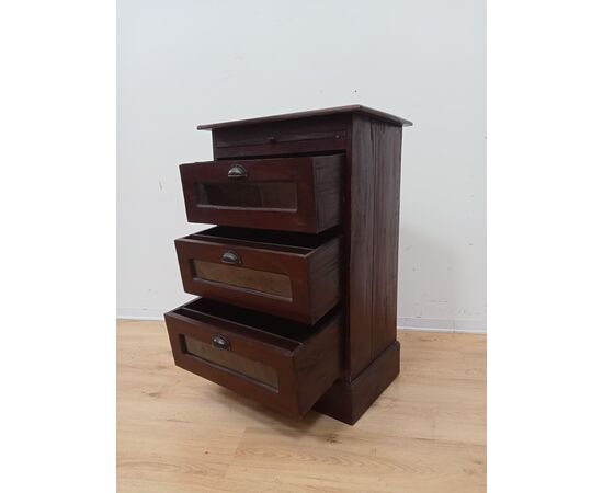 Pasta maker cabinet with drawers - bedside table - small chest of drawers - mid-20th century