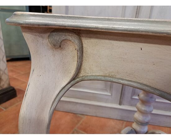 19th-century painted console table