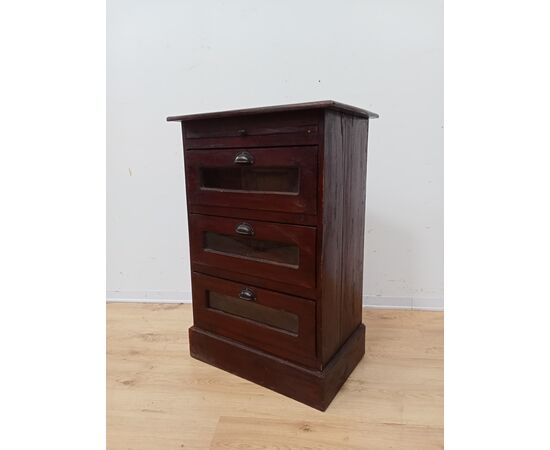 Pasta maker cabinet with drawers - bedside table - small chest of drawers - mid-20th century