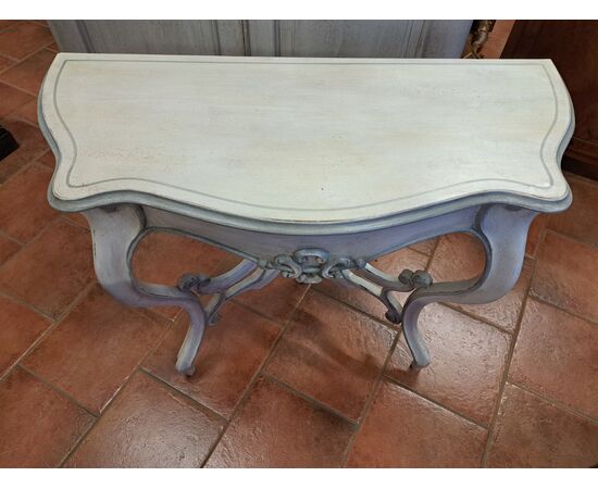19th-century painted console table