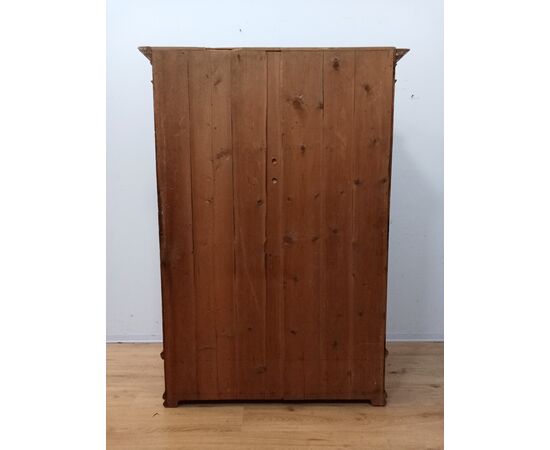 Tyrolean arolla pine wardrobe - from Trentino - 19th century - tall cabinet-credenza - beautiful!!!