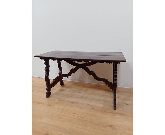 Walnut refectory table - antique desk - 18th century / 1700s