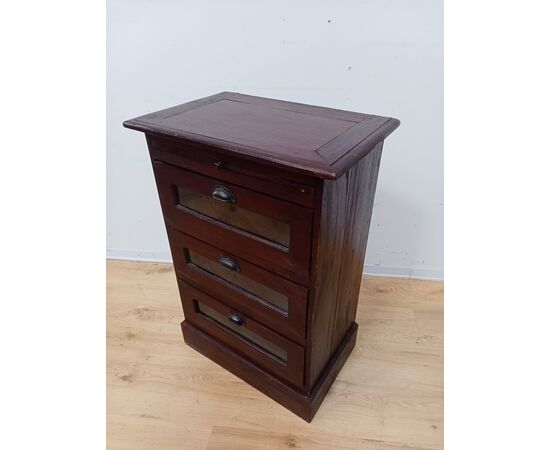 Pasta maker cabinet with drawers - bedside table - small chest of drawers - mid-20th century