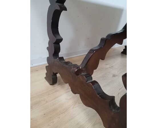 Walnut refectory table - antique desk - 18th century / 1700s