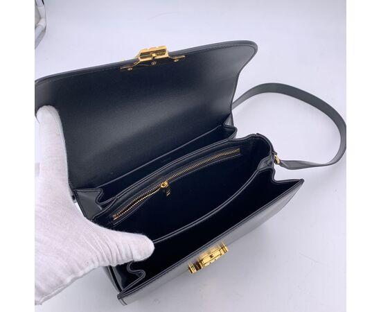 CELINE Borsa a Tracolla in Pelle Col. Nero Triomphe M