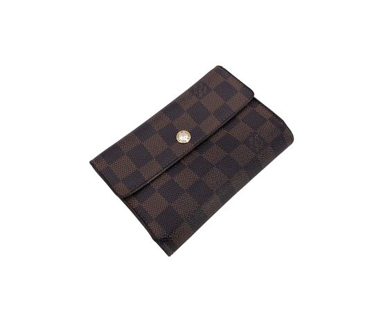 LOUIS VUITTON Portafoglio in Tela Col. Marrone Porte Tresor Etui M