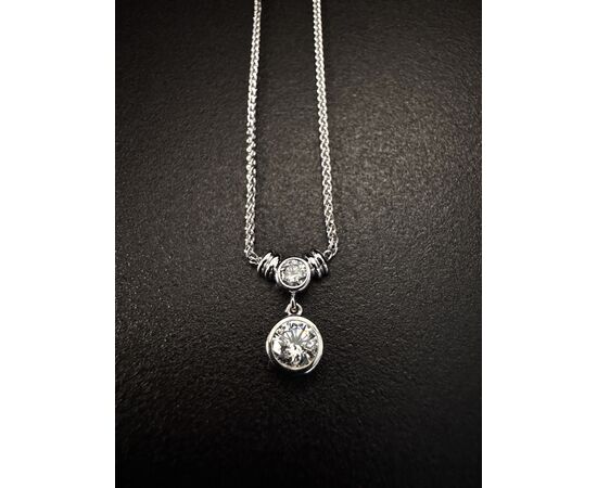 Pendente  con  Diamanti  modello  " TIFFANY "