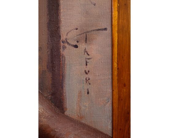 Clemente Tafuri (Salerno 1903-Genoa 1971), "African Fortune Teller"