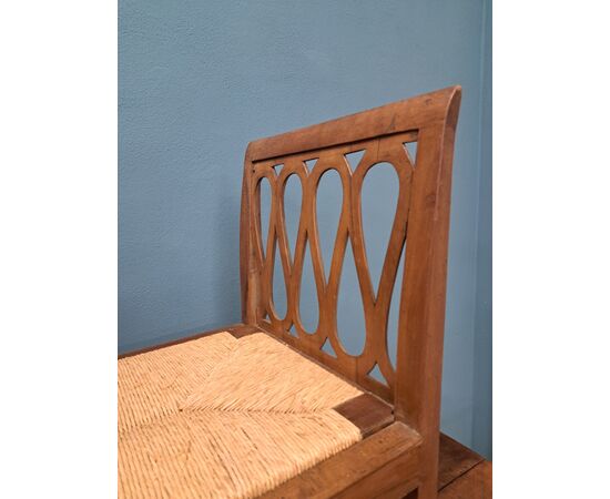 Pair of walnut benches