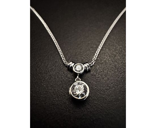 Pendente  con  Diamanti  modello  " TIFFANY "