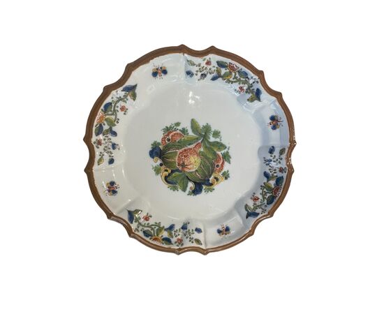 10 piatti in maiolica , manifattura Antonibon , XVIII secolo