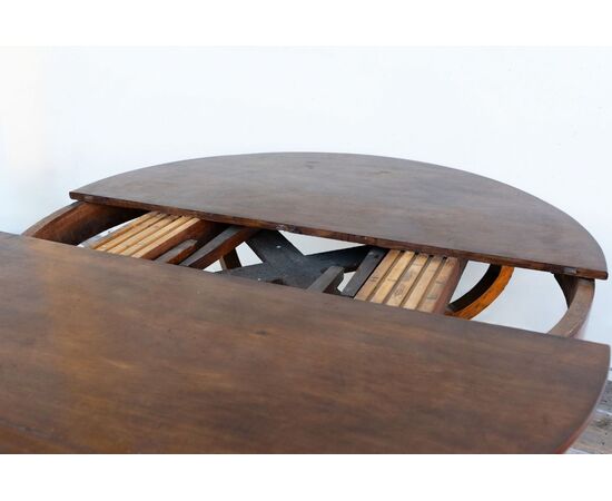 Mid-19th Century Walnut Basket Round Table